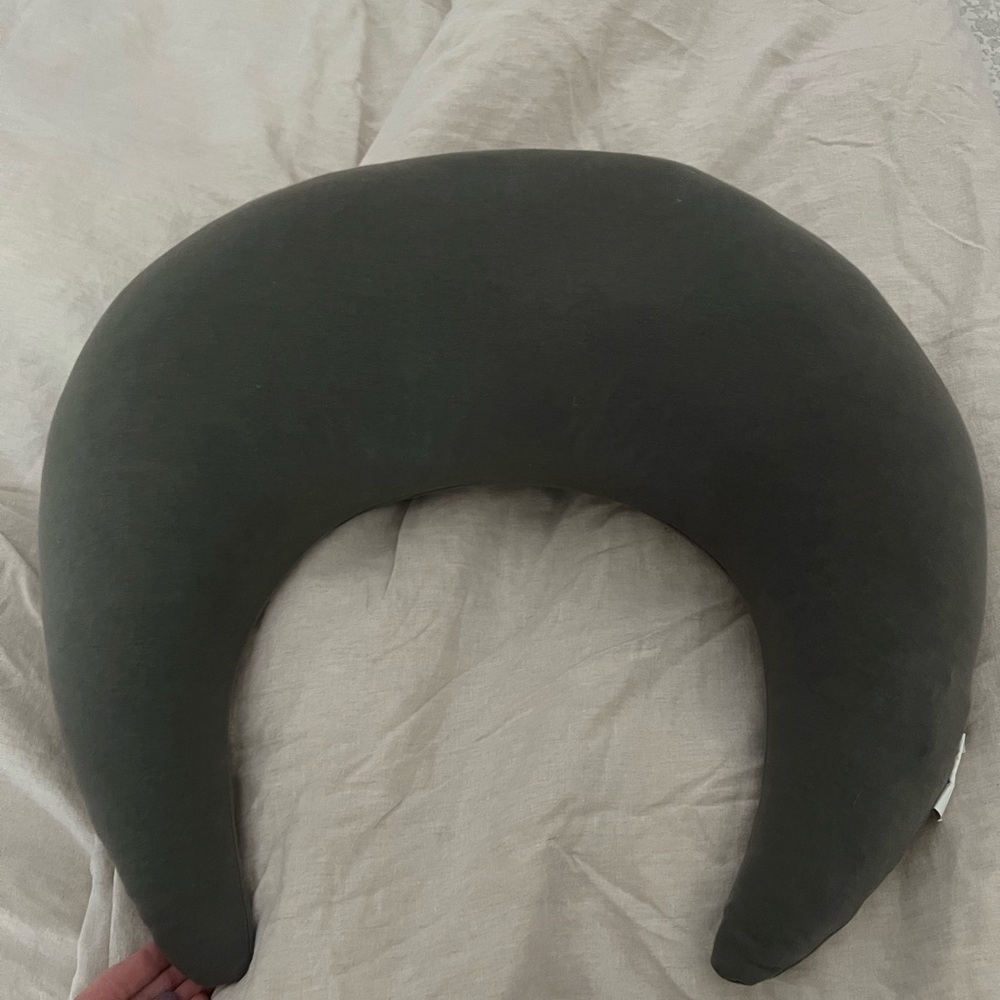 Snuggle Me Organic Nursing Pillow and sparrow cover